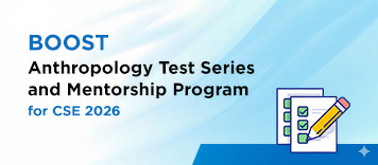 BOOST Anthropology Test Series & Mentorship