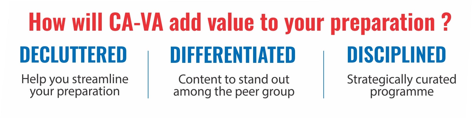 add value of ca-va program